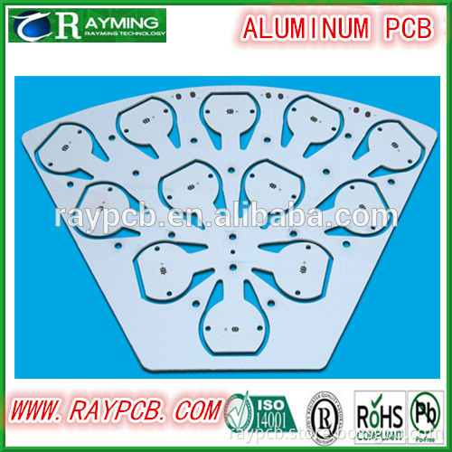 Electronics manufacturing aluminum pcb, aluminum pcb board, aluminum pcb for LED with white solder mask ink